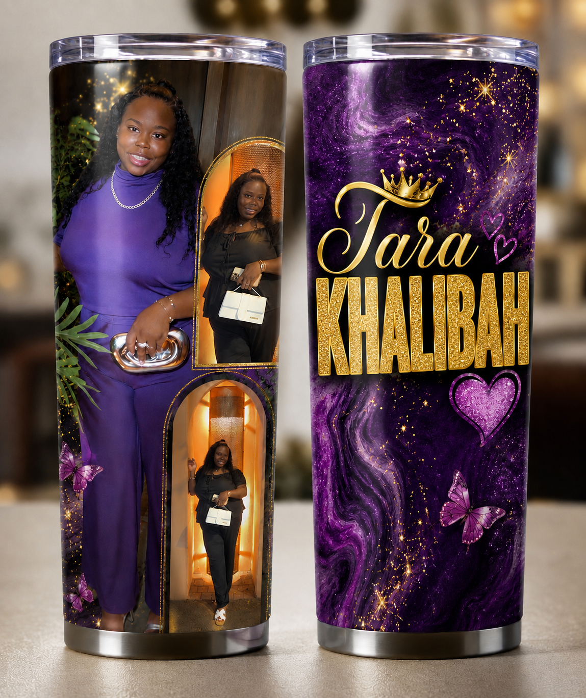 Custom Name & Photo 20 OZ Tumbler